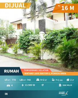 c066 Rumah Mewah Siap Huni Kawasan Bintaro Jaya Sektor 9