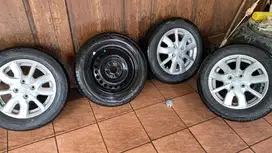 Ban Brio standar set velg copotan mulus