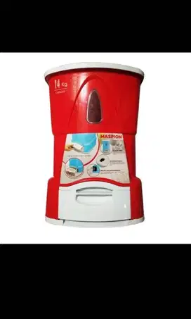 MASPION RD1400AP Rice Box Tempat Beras Kapasitas 14 Kg - WARNA MERAH 1