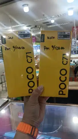 XIAOMI POCO C71 KAS & KREDIT RAM 4+4GB/128GB BARU GARANSI RESMI