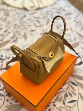 Hermes Mini Lindy Biscuit Clem GHW B