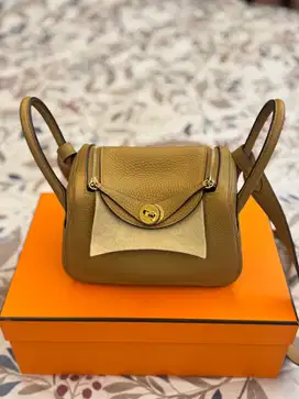 Hermes Mini Lindy Biscuit Clem GHW B