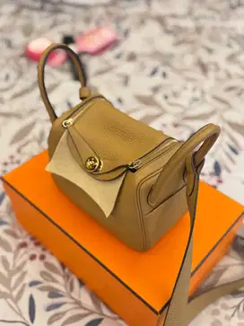 Hermes Mini Lindy Biscuit Clem GHW B