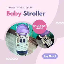 Dapatkan Kereta Bayi dengan Harga Second yang Murah!