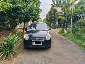 JUAL KIA PICANTO 2008 HITAM, KAKI KAKI AMAN, AC DINGIN, SIAP DIGUNAKAN