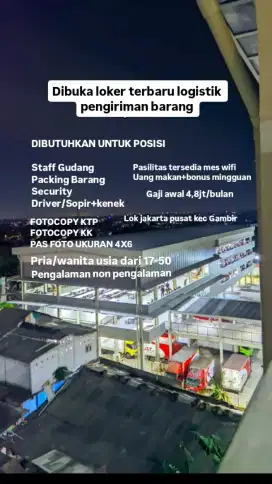 Loker driver pengiriman barang online