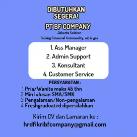 Loker PT BF Company