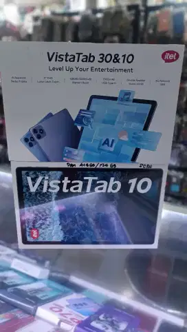 ITEL VISTA TAB 10 RAM 4+8GB/128GB CASE ORIGINAL BARU GARANSI RESMI
