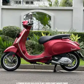 Piaggio Vespa SPRINT 150 IGET ABS Th 2018 WARNA MERAH DOFF
