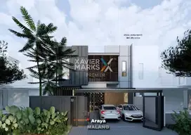 Rumah Design Tropical Modern Di Cluster Golf Araya Malang(OLX268)