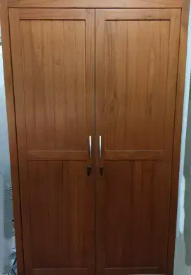 Lemari 2 pintu kayu jati (bekas)