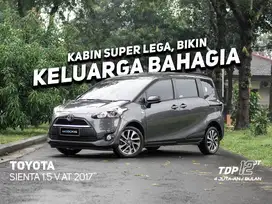 TDP 12JUTAAN FREE E-TOLL 1 JUTA SIENTA V AT 2017 ABU ABU MATIC MOBCARS