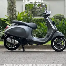 Piaggio Vespa Sprint 150 IGET ABS LED Th 2019 Warna Abu Doff