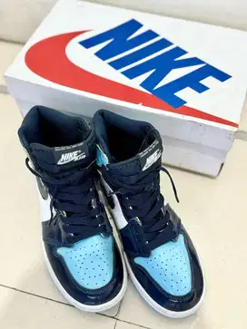 Sepatu Nike Air Jordan 1 High Sport Women Blue Chill Size 37.5cm
