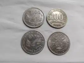 Koin 100 & 1000 lawas