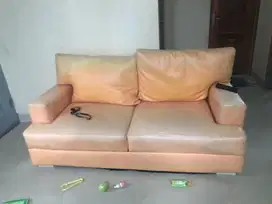 Dijual Sofa Set 4 Bonus Cover Sofa Warna coklat