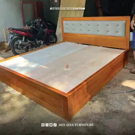 Dipan laci murah / Tempat tidur minimalis / Dipan kayu / Dipan Custom