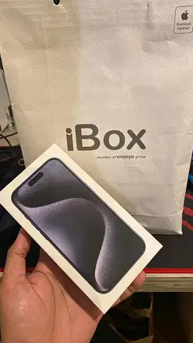 dijual/tukertambah iphone 15 pro 128gb ibox garansi on sept