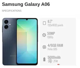 HandPhone Samsung A06