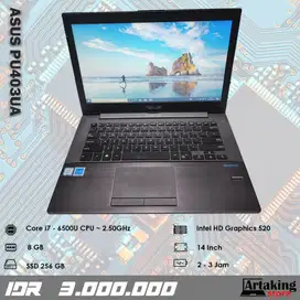 Asus PU403UA - Core i7 - Gen 6 th - Ram 8 GB - SSD 256 GB