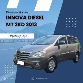 Toyota Kijang Innova 2.5 2013 MT Diesel pemakaian tahun 2014