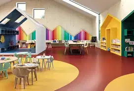 Vinyl Roll Polyflor Homogeneous Anti Bakteri | Vinyl Palettone Pur Ser