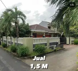 Dijual rumah hook LT 183 hitung tanah di galaxy bebas banjir