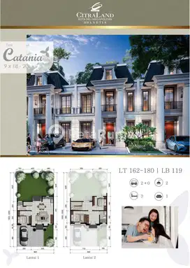 Dijual Villa Siap Huni Di Komplek Citraland Helvetia
