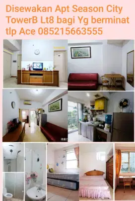 Sewa Apaterment Season City Tower B Lantai 8 Full Furnished