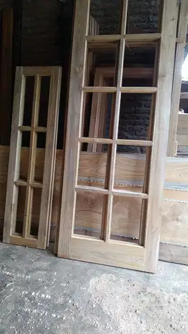 Pintu dan Jendela Jati Custom Desain dan Ukuran