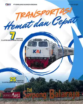 Rumah Murah Premium dekat Stasiun