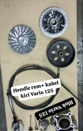 Blok Vario 125 old+ hendle rem Vario 125 old kiri,mangkok + roler NMAX