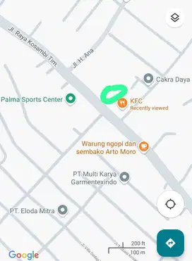 Disewakan Tanah Kosong Dijalan Raya Dadap Kosambi, Tangerang