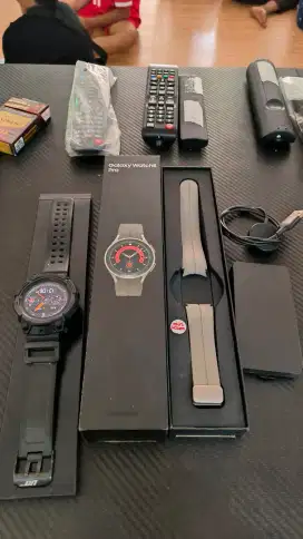 Samsung Watch 5 pro fullset mulus bonus strap