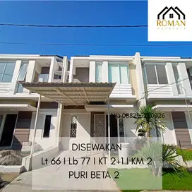 DISEWAKAN RUMAH PURI BETA 2 SIAP HUNI