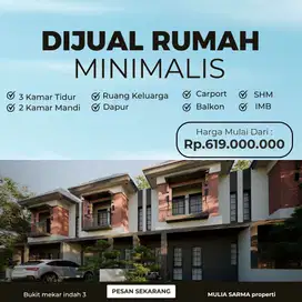 Rumah Modern 2 Lantai di Cileunyi, Dekat Exit Tol & Kampus jatinangor