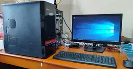 PC Desktop RAKITAN Intel i3, 8 GB RAM, 500 GB GB HDD + Bonus Monitor