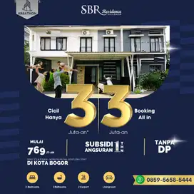Rumah Ready Stock dekat yasmin dan stasiun bogor
