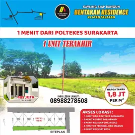 Tanah Strategis Dekat kampus poltekes Klaten Selaran
