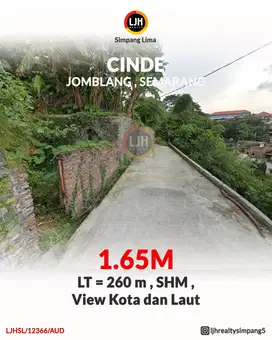 Tanah Siap Bangun di Candisari View Kota Semarang