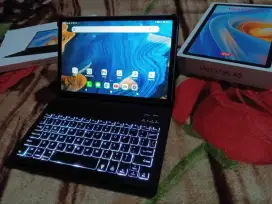 Tablet 11 inch 4G 4/128 Itel fullset lengkap dengan keyboard case