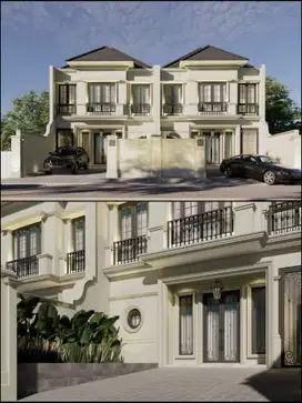 Rumah Baru Design Mewah American Classic Di Cempaka Putih Tengah Jakar