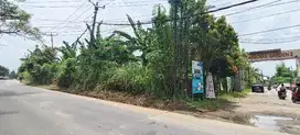 Dijual Lahan Komersil Lebar depan 200meter