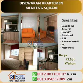 Disewakan Apartemen Menteng Square Lantai 7 Tower C Furnished