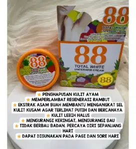 88 total white underarm krim ketiak
