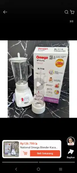 Jual cepat Blender omega
