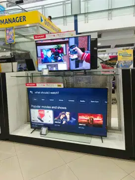Promo cicilan TV Sharp DP 0 & Gratis 1X angsuran