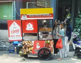 Gerobak Besi Ban Besar