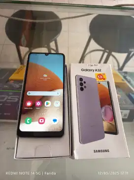 Samsung A32 4G 8/128gb bekas minus non finger bisa TT