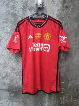 Jersey baju bola original size L manchester united 2023 2024